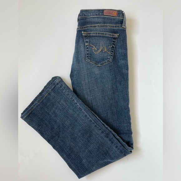 Jeans AG Adriano Goldschmied Taille 32 Regular Pour Femme - Occasion Très Bon État En Coton/Elastane